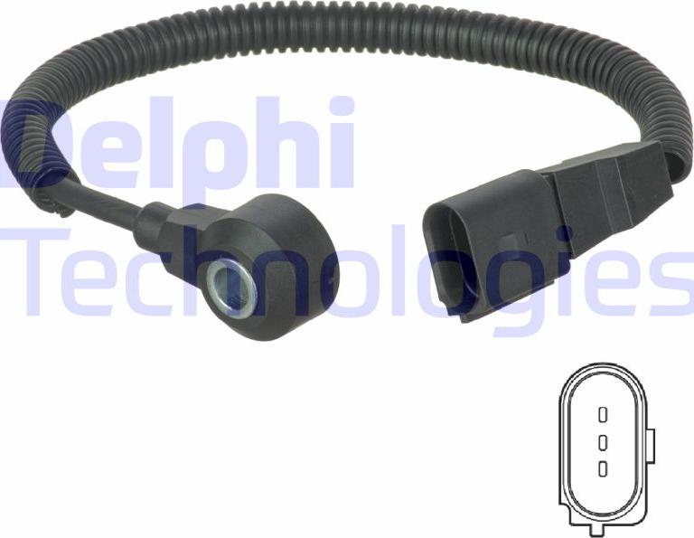 Delphi AS10206 - Датчик детонации abcparts.ee