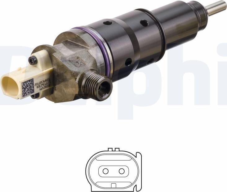 Delphi BEBJ1F06101-12B1 - Форсунка инжекторная abcparts.ee