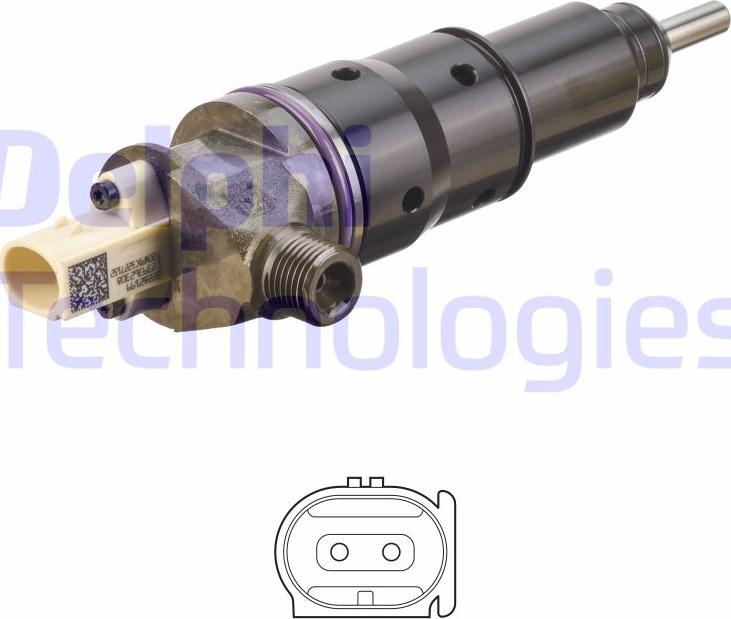 Delphi BEBJ1F06101 - Форсунка инжекторная abcparts.ee