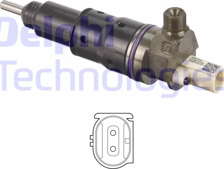 Delphi BEBJ1F11201 - Форсунка инжекторная abcparts.ee