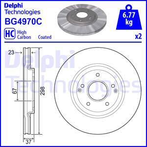 Delphi BG4970C - Тормозной диск abcparts.ee