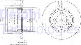 Delphi BG4146C - Тормозной диск abcparts.ee