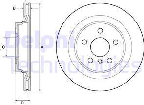 Delphi BG4778C - Тормозной диск abcparts.ee