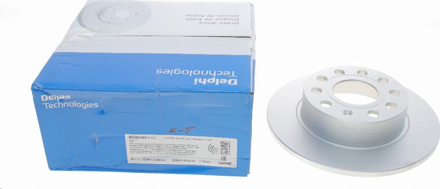 Delphi BG5019C - Тормозной диск abcparts.ee