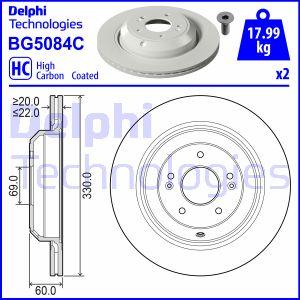 Delphi BG5084C - Тормозной диск abcparts.ee