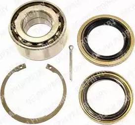 Delphi BK633 - Комплект подшипника, ступицы колеса abcparts.ee