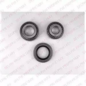 Delphi BK1464 - Комплект подшипника, ступицы колеса abcparts.ee