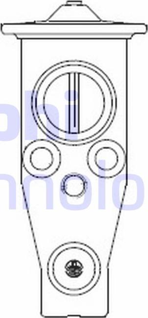 Delphi CB1017V - Расширительный клапан, кондиционер abcparts.ee