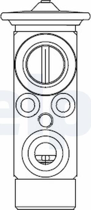 Delphi CB1021V - Расширительный клапан, кондиционер abcparts.ee