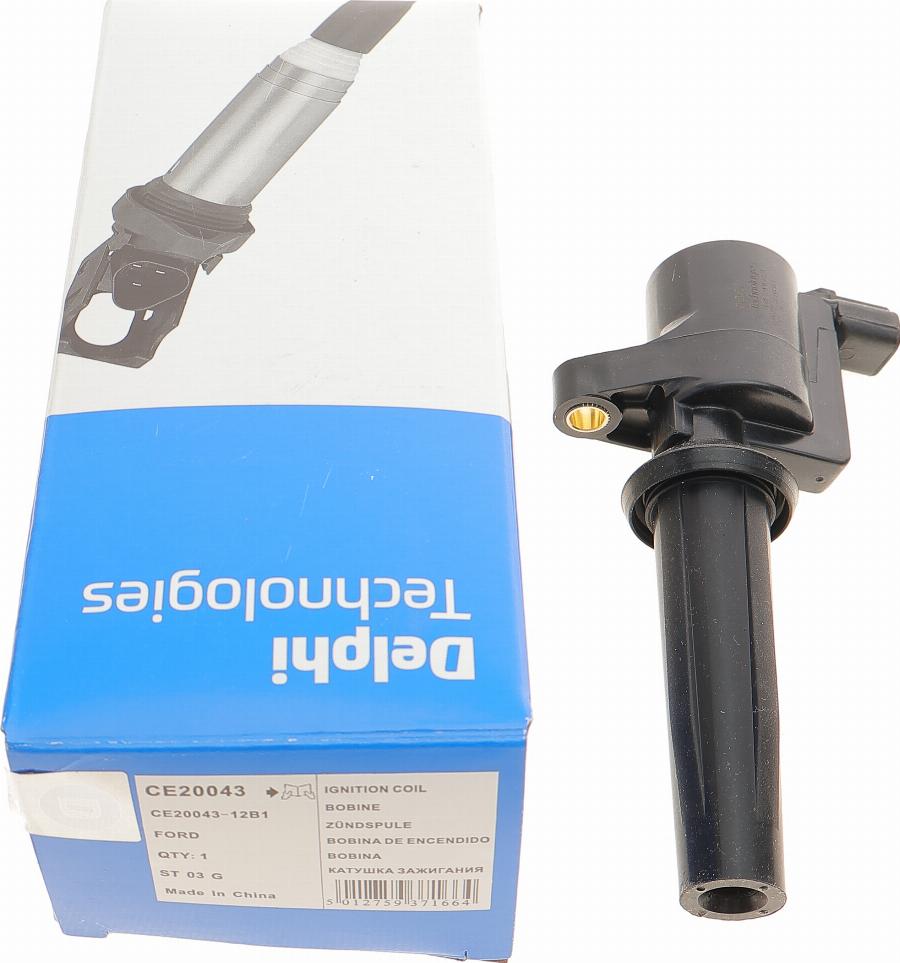 Delphi CE20043-12B1 - Катушка зажигания abcparts.ee