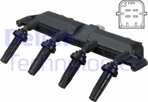 Delphi CE20011 - Катушка зажигания abcparts.ee