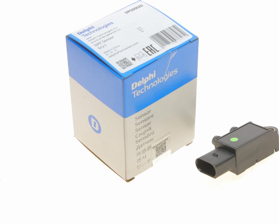 Delphi DPS00020 - Датчик, давление выхлопных газов abcparts.ee