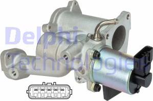 Delphi EG10497-12B1 - Клапан возврата ОГ abcparts.ee