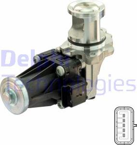 Delphi EG10585-12B1 - Клапан возврата ОГ abcparts.ee