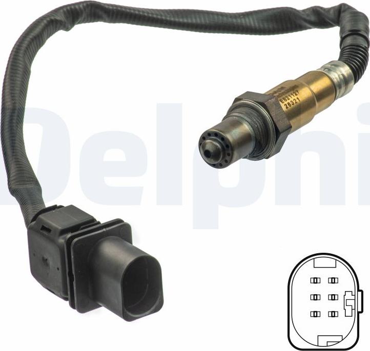 Delphi ES21127-12B1 - Лямбда-зонд, датчик кислорода abcparts.ee