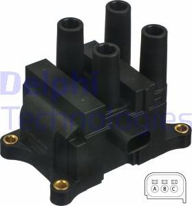 Delphi GN10449-12B1 - Катушка зажигания abcparts.ee