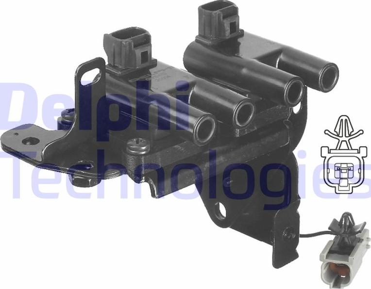 Delphi GN10413-12B1 - Катушка зажигания abcparts.ee