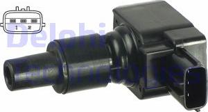 Delphi GN10508-17B1 - Катушка зажигания abcparts.ee