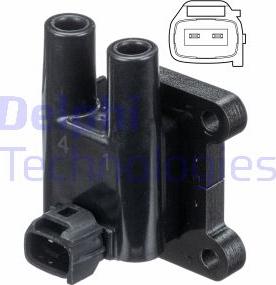 Delphi GN10840-12B1 - Катушка зажигания abcparts.ee