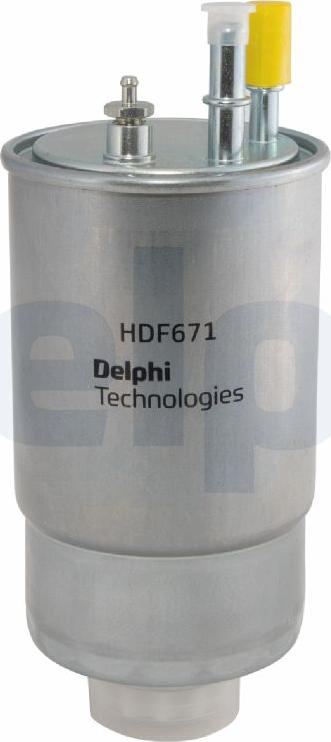 Delphi HDF671 - Топливный фильтр abcparts.ee
