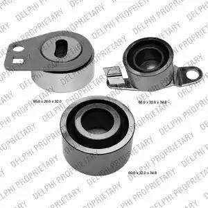 Delphi KDB456 - Комплект зубчатого ремня ГРМ abcparts.ee