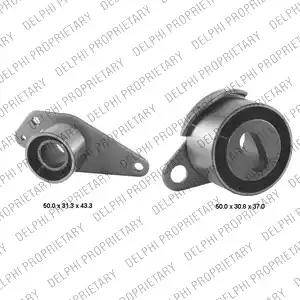 Delphi KDB110 - Комплект зубчатого ремня ГРМ abcparts.ee