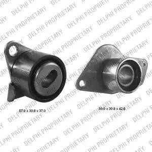 Delphi KDB175 - Комплект зубчатого ремня ГРМ abcparts.ee