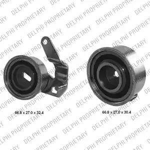 Delphi KDB170 - Комплект зубчатого ремня ГРМ abcparts.ee