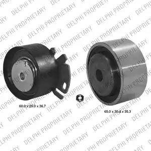 Delphi KDB269 - Комплект зубчатого ремня ГРМ abcparts.ee