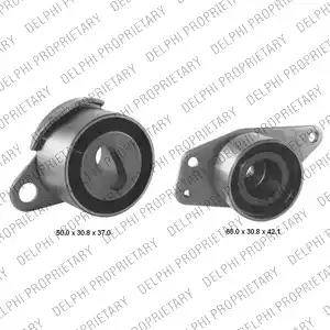 Delphi KDB263 - Комплект зубчатого ремня ГРМ abcparts.ee