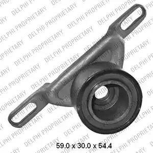 Delphi KDB207 - Комплект зубчатого ремня ГРМ abcparts.ee