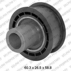 Delphi KDB214 - Комплект зубчатого ремня ГРМ abcparts.ee