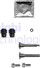 Delphi KS1045 - Комплект направляющей гильзы, тормозной поршень abcparts.ee