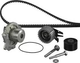 Delphi KWP1898317 - Водяной насос + комплект зубчатого ремня ГРМ abcparts.ee