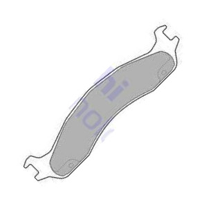Delphi LP1171 - Тормозные колодки, дисковые, комплект abcparts.ee