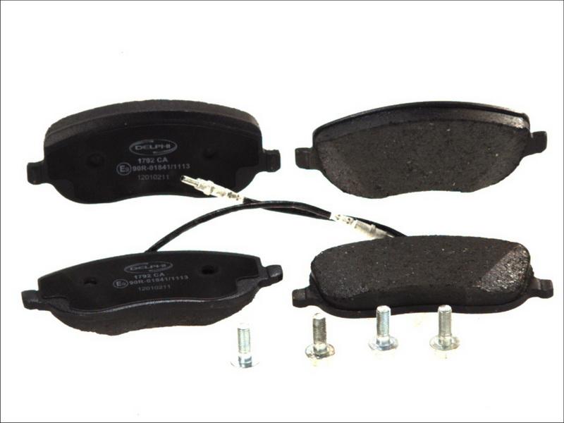 Delphi LP1792 - Тормозные колодки, дисковые, комплект abcparts.ee