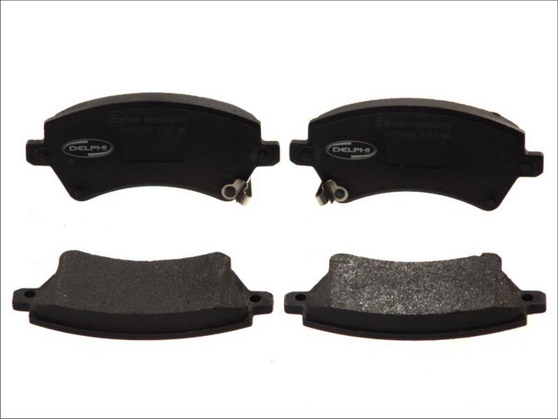 Delphi LP1737 - Тормозные колодки, дисковые, комплект abcparts.ee