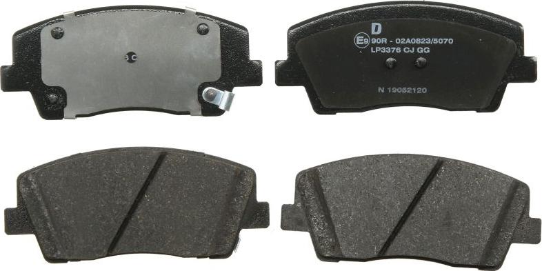 Delphi LP3376 - Тормозные колодки, дисковые, комплект abcparts.ee