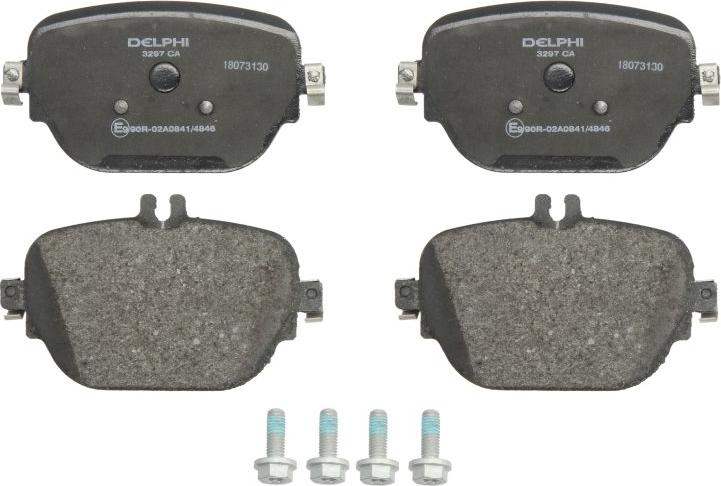 Delphi LP3297 - Тормозные колодки, дисковые, комплект abcparts.ee