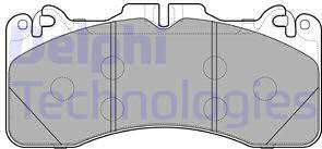Delphi LP2760 - Тормозные колодки, дисковые, комплект abcparts.ee