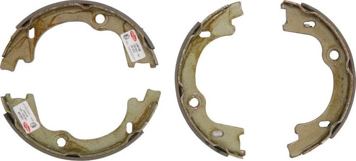 Delphi LS2129 - Комплект тормозных колодок, барабанные abcparts.ee