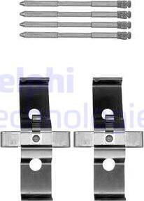 Delphi LX0548 - Комплектующие для колодок дискового тормоза abcparts.ee