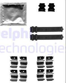 Delphi LX0559 - Комплектующие для колодок дискового тормоза abcparts.ee