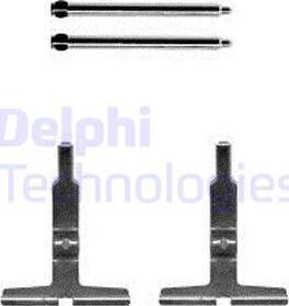 Delphi LX0570 - Комплектующие для колодок дискового тормоза abcparts.ee
