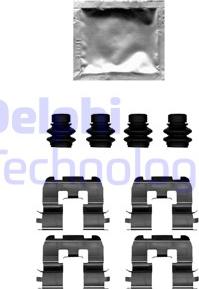 Delphi LX0690 - Комплектующие для колодок дискового тормоза abcparts.ee