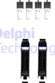 Delphi LX0681 - Комплектующие для колодок дискового тормоза abcparts.ee