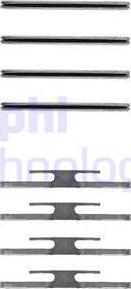 Delphi LX0055 - Комплектующие для колодок дискового тормоза abcparts.ee