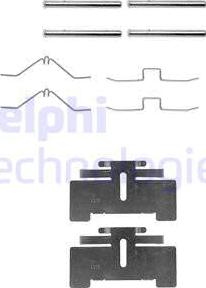 Delphi LX0034 - Комплектующие для колодок дискового тормоза abcparts.ee