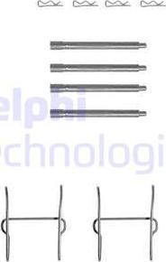 Delphi LX0154 - Комплектующие для колодок дискового тормоза abcparts.ee