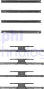 Delphi LX0184 - Комплектующие для колодок дискового тормоза abcparts.ee